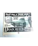 1971 Ad Ford Dean Buick, San Leandro, Cal. with Raiders Linebacker Dan C... - $166.20 MXN