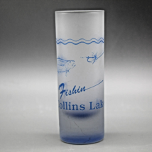 Fishin Collins Lake Shot Glass Souvenir Collectible Northern California Vintage - £4.62 GBP