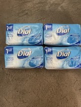 4 Dial Antibacterial Spring Water Bar Deodorant Soap Soaps Wash 3.2 Oz Bars - £9.70 GBP