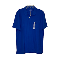Sun River Polo Shirt Size Large Blue Pullover Golf Cotton Knit SS New Mens - £15.79 GBP