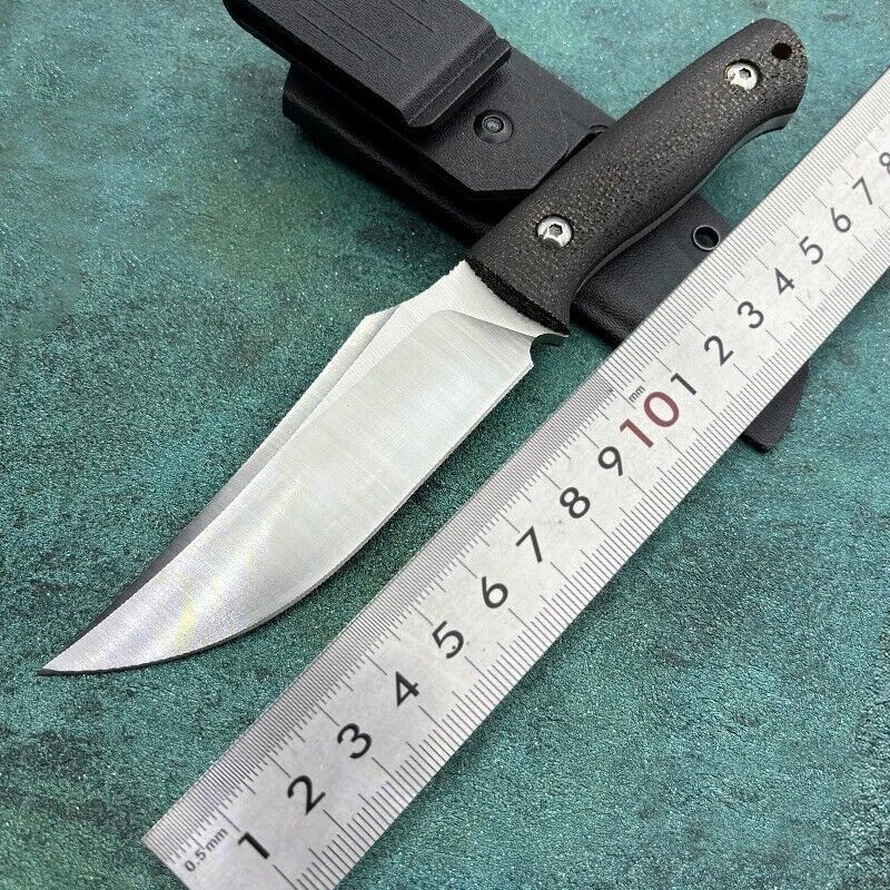 High Hardness Outdoor Knife D2 Steel Fixed Blade Camping Hunting With K-... - $64.35