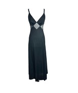 Vintage Movie Star Nightgown Womens Petite 5 Nylon Sexy Black Semisheer ... - $34.65