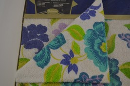 Kathaway Stardust 3 Piece Towel Set Green Blue White Vtg New in Package Canada - £21.67 GBP