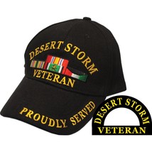 Military Veteran Proudly Served in Desert Storm Baseball Style Hat Cap,B... - $13.43