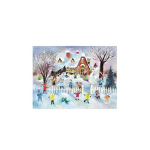 SELL Sellmer Advent - Children Playing in Snow - $20.11