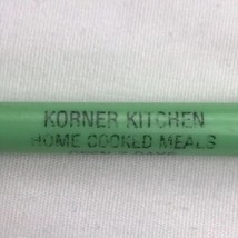 Korner Kitchen English Indiana Advertising Pen Pencil Vintage Ad Promo - £9.83 GBP