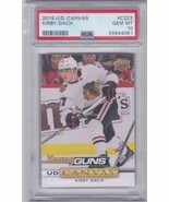 Kirby Dach 2019-20 Upper Deck Young Guns Canvas Rookie PSA 10 Gem Mint - $3,426.92 MXN