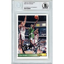 Dee Brown Boston Celtics Auto 1992 Upper Deck Autographed On-Card Becket... - $77.60