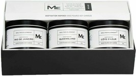 Melted Element M3 Hand Pour Soy Candle Travel Set RELAX Cote Rio Queensl... - £22.88 GBP