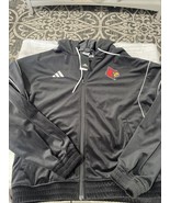 Adidas Team Jacket Louisville Cardinals Women’s M Velour NCAA - $54.86 CAD