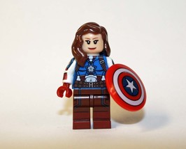 Building Block Peggy Carter Captain America Marvel Minifigure US Toy Minifigure  - £5.70 GBP