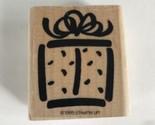 Stampin Up Present Bow Rubber Stamp Vintage 1995 - $9.81