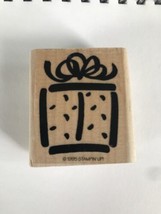 Stampin Up Present Bow Rubber Stamp Vintage 1995 - £7.72 GBP