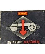 VINTAGE KODAK INSTAMATIC 804 CAMERA with Original Box   - £15.56 GBP
