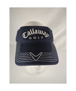 Callaway Golf Adult Unisex Navy Blue Embroidered Adjustable Visor Cap - $207.13 MXN
