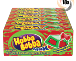 Full Box 18x Packs Wrigley&#39;s Hubba Bubba Strawberry Watermelon Bubble Gu... - £19.02 GBP