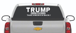 TRUMP 2024 TAKE AMERICA BACK sticker vinyl window decal MAGA 6.5&quot; x 20&quot; ... - £7.90 GBP