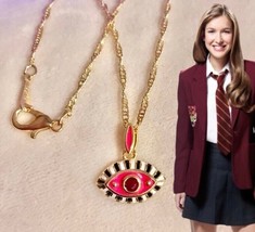 House of Anubis Inspired Pendant Necklace Egyptian Eye of Horus SS Gold Plated - £27.40 GBP