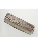 G/R Vintage .999 Fine Silver 24.06 Troy Oz. Poured Loaf/KITKAT Bar - €1.772,06 EUR