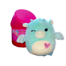 Squishmallows Valentine&#39;s Mystery Capsule 2022 4&quot; Miles the Dragon NEW - £11.73 GBP