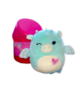 Squishmallows Valentine&#39;s Mystery Capsule 2022 4&quot; Miles the Dragon NEW - £11.82 GBP