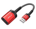 Usb Audio Adapter, Sound Card Usb To 3.5Mm Jack Adapter With 3.5Mm Trrs ... - $19.99