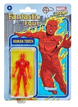 NEW SEALED 2021 Kenner Marvel Legends Retro Human Torch Action Figure - £19.43 GBP