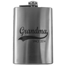 8oz Grandma Since 2014 Flask - £17.22 GBP