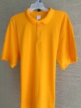 Unbranded Cotton Blend  50/50 Jersey Knit S/S Polo Shirt 4X Gold - $14.85