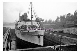 rs1574 - Canadian Pacific Liner - Empress of Canada in dry dock - print 6x4 - £2.19 GBP