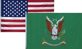 3x5 Wholesale Combo USA American &amp; 1st Special Forces Green Flag 3&#39;x5&#39; 2 Pack PR - £7.89 GBP