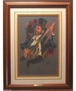 &#39;Music Man&#39; by Carol Theroux Signed Original Pastel Painting 30x23 Frame... - $1,200.00
