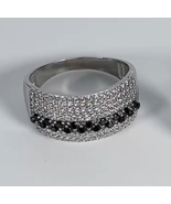Silver 925 ring for women with spinel and cubic zirconia - $95.00