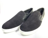 Prada Black Leather Suede Slip On Sneaker Boat Deck Shoe Size Mens 11 4D... - $211.00