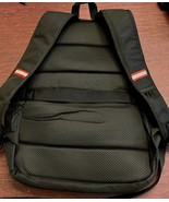 Unisex Black Backpack w USB Charging port &amp; Headphone Jack NEW - £31.59 GBP