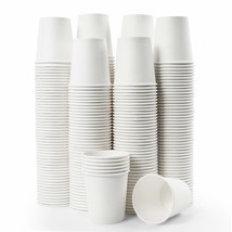 300 Pcs 6 Oz Disposable Paper Cups, Hot Cold Beverage Drinking Cup For Coffee, W - $42.99