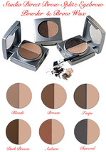 Studio Direct Brow Splitz Eyebrow Powder &amp; Eye Brow Wax Combination Split Duo - $34.95