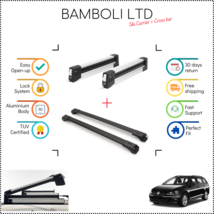 Bamboli 29.5&quot; Ski Carrier &amp; Black Cross Bar Set For Vw Golf SW 10-13 4 pcs - £177.69 GBP