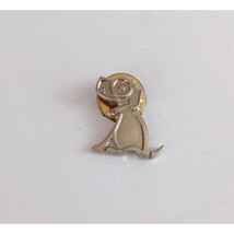 Vintage Cute Little Puppy Dog Silver Lapel Hat Pin - £6.17 GBP