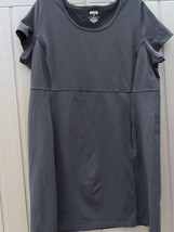 Duluth Trading Co Women&#39;s Short Sleeve Dress 2X Black Pocket - $21.78