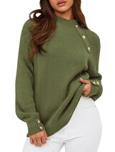 PRETTYGARDEN Womens Ribbed Knit Raglan Mock Neck Sweater Beige Size S - $510.21 MXN PRETTYGARDEN Womens Ribbed Knit Raglan Mock Neck Sweater Beige Size S - $510.21 MXN