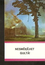Latvia 1990 Ministry of the Interior Fire Department - Don´t Smoke on th... - £2.96 GBP