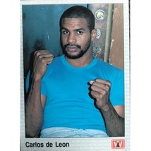Carlos de Leon &quot;Sugar&quot; Boxing Card - $1.95