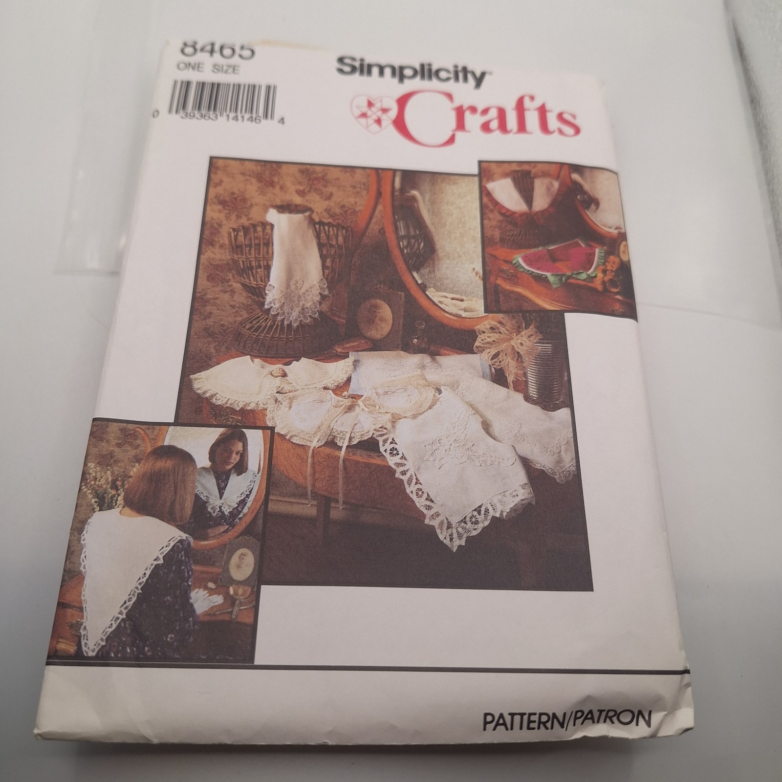 1993 SIMPLICITY PATTERN #8465 - MISSES COLLARS - ONE SIZE - UNCUT - $7.20