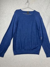 J.Crew Sweater Mens XL Slim Knitted Cotton Long Sleeve Pullover Crew Nec... - £25.16 GBP