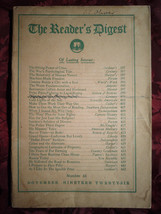 Reader&#39;s Digest November 1926 John Erskine Clarence S. Darrow Walter B. Pitkin - £36.69 GBP