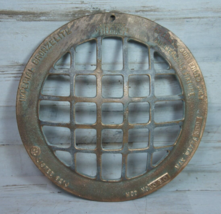 Vtg Imperial Bronzelite Bronze Submersible Underwater Pool Light Cover Grate - £68.07 GBP