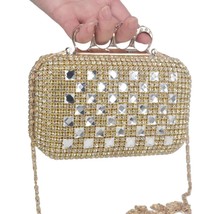  Finger ring Clutch Bags Women  Crystal Bags Wedding Box Bags Party Purse for Fe - £78.65 GBP