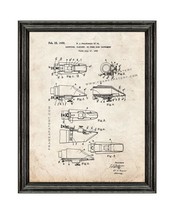 Saxophone Clarinet or Other Wind Instrument Patent Print Old Look with Black Woo - £19.94 GBP+