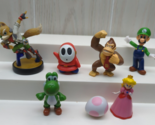 Super Mario Figure lot Yoshi Luigi peach Aimiibo Smash fox Donkey kong S... - £13.48 GBP